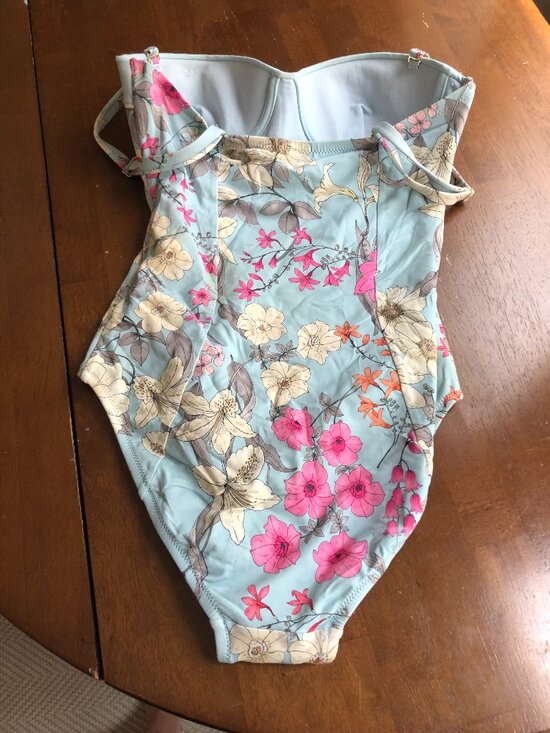 Johnny Was Other - Johnny Was strapless (with clip on straps) bathing suit